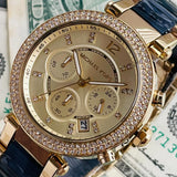 Michael Kors Parker Gold Dial Two Tone Steel Strap Watch for Women - MK6238 Buy Now By Michael Kors