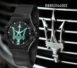 Maserati Potenza Aqua Edition Black Dial Black Mesh Strap Watch For Men - R8853144002 Buy Now By Maserati