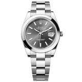 Rolex Datejust 41 Oyster Grey Dial Oystersteel Strap Watch for Men - M126300-0007 Buy Now By Rolex