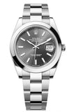 Rolex Datejust 41 Oyster Grey Dial Oystersteel Strap Watch for Men - M126300-0007 Buy Now By Rolex