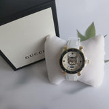 Gucci Dive Quartz White Dial White Rubber Strap Unisex Watch - YA136322 Buy Now By Gucci