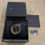 Marc Jacobs Henry Transparent Black Dial Black Steel Strap Watch for Women - MBM3255 Buy Now By Marc Jacobs