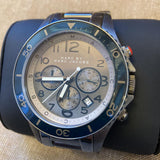 Marc Jacobs Rock Chronograph Silver Dial Silver Steel Strap Watch for Men - MBM5028 Buy Now By Marc Jacobs