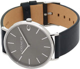 Coach Charles Grey Dial Black Leather Strap Watch for Men - 14602150 Buy Now By Coach