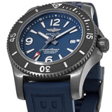 Breitling Superocean Automatic 46mm Blue Dial Blue Rubber Strap Watch for Men - M17368D71C1S1 Buy Now By Breitling