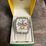 Guess Phoenix J Balvin White Dial Transparent Silicone Strap Watch For Men - V1051M1 Buy Now By Guess