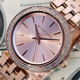 Michael Kors Darci Rose Gold Dial Rose Gold Steel Strap Watch for Women - MK3431 Buy Now By Michael Kors