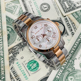 Michael Kors Runway Silver Dial Two Tone Steel Strap Watch for Women - MK5315 Buy Now By Michael Kors