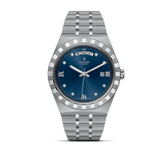 Tudor Royal Automatic Diamonds Blue Dial Silver Steel Strap Watch for Men - M28600-0006 Buy Now By Tudor