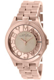 Marc Jacobs Henry Rose Gold Dial Rose Gold Steel Strap Watch for Women - MBM3293 Buy Now By Marc Jacobs