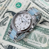 Michael Kors Blair Silver Dial Two Tone Steel Strap Watch for Women - MK6137 Buy Now By Michael Kors