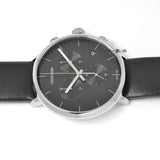 Calvin Klein High Noon Chronograph Black Dial Black Leather Strap Watch for Men - K8M271C1 Buy Now By Calvin Klein