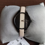 Calvin Klein Rebel Cream Black Dial Cream Leather Strap Watch for Women - K8P237X1 Buy Now By Calvin Klein