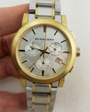 Burberry The City White Dial Two Tone Steel Strap Watch for Men - BU9751 Buy Now By Burberry