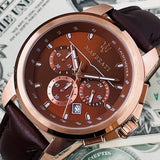 Maserati Successo Brown Dial Brown Leather Strap Watch For Men - R8871621004 Buy Now By Maserati