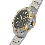 Fossil Garrett Analog Black Dial Two Tone Steel Strap Watch for Men - FS5771 Buy Now By Fossil