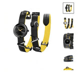 Versace V-Flare Quartz Black Dial Black Leather Strap Watch for Women - VEBN00518 Buy Now By Versace