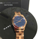 Marc Jacobs Henry Blue Dial Rose Gold Steel Strap Watch for Women - MBM3213 Buy Now By Marc Jacobs