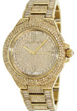 Michael Kors Camille Diamonds Gold Dial Gold Steel Strap Watch for Women - MK5720 Buy Now By Michael Kors