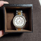 Michael Kors Madelyn Silver Dial Two Tone Steel Strap Watch for Women - MK6288 Buy Now By Michael Kors