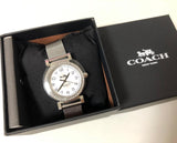 Coach Madison White Dial Silver Mesh Bracelet Watch for Women - 14502651 Buy Now By Coach