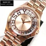 Marc Jacobs Henry Rose Gold Dial Rose Gold Steel Strap Watch for Women - MBM3293 Buy Now By Marc Jacobs