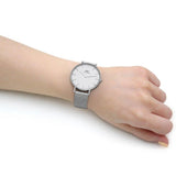 Daniel Wellington Petite Sterling Quartz White Dial Silver Mesh Bracelet Watch For Men - DW00100306 Buy Now By Daniel Wellington