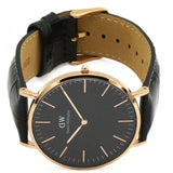 Daniel Wellington Classic Reading Black Dial Black Leather Strap Watch For Men - DW00100129 Buy Now By Daniel Wellington