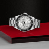 Tudor Black Bay 54 Silver Dial Silver Steel Strap Watch for Men - M7943A1A0NU-0002