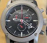 Burberry Endurance Sport Chronograph Black Dial Black Rubber Strap Watch for Men - BU7700 Buy Now By Burberry