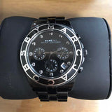 Marc Jacobs Blade Chronograph Black Dial Black Steel Strap Watch for Women - MBM3083 Buy Now By Marc Jacobs