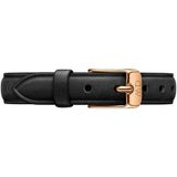 Daniel Wellington Quadro White Dial Black Leather Strap Watch For Women - DW00100434 Buy Now By Daniel Wellington