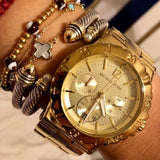 Michael Kors Dylan Gold Dial Gold Steel Strap Watch for Women - MK5313 Buy Now By Michael Kors