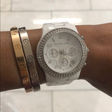 Michael Kors Runway White Dial White Steel Strap Watch for Women - MK5188 Buy Now By Michael Kors