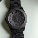 Marc Jacobs Pelly Black Dial Black Silicone Strap Watch for Women - MBM2531 Buy Now By Marc Jacobs