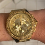 Michael Kors Camille Gold Dial Gold Steel Strap Watch for Women - MK5902 Buy Now By Michael Kors