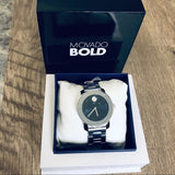 Movado Bold Blue Dial Silver Steel Strap Watch for Women - 3600396 Buy Now By Movado