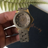 Marc Jacobs Pelly Grey Dial Grey Silicone Strap Watch for Women - MBM2539 Buy Now By Marc Jacobs