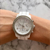Michael Kors Runway White Dial White Steel Strap Watch for Women - MK5188 Buy Now By Michael Kors