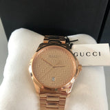 Gucci G Timeless Quartz Gold Dial Gold Steel Strap Watch For Women - YA126482 Buy Now By Gucci