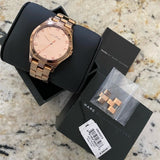 Marc Jacobs Henry Rose Gold Dial Rose Gold Steel Strap Watch for Women - MBM3212 Buy Now By Marc Jacobs