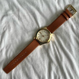 Marc Jacobs Baby Dave White Dial Brown Leather Strap Watch for Women - MBM1261 Buy Now By Marc Jacobs