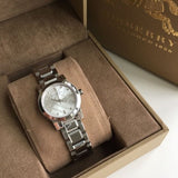 Burberry The City Silver Dial Silver Steel Strap Watch for Women - BU9213 Buy Now By Burberry