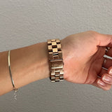 Marc Jacobs Henry Transparent Rose Gold Dial Rose Gold Steel Strap Watch for Women - MBM3339 Buy Now By Marc Jacobs