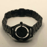 Marc Jacobs Tether Transparent Black Dial Black Steel Strap Watch for Women - MBM3419 Buy Now By Marc Jacobs