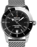 Breitling Superocean Heritage B20 Automatic 42 Black Dial Silver Mesh Bracelet Watch for Men - AB2010121B1A1 Buy Now By Breitling