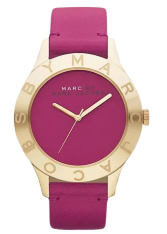 Marc Jacobs Blade Purple Dial Purple Leather Strap Watch for Women - MBM1203 Buy Now By Marc Jacobs