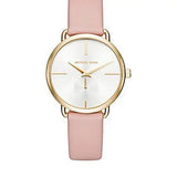 Michael Kors Portia Quartz White Dial Pink Leather Strap Watch For Women - MK2659 Buy Now By Michael Kors