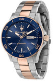 Maserati Competizione Automatic Blue Dial Two Tone Steel Strap Watch For Men - R8823100001 Buy Now By Maserati