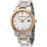 Burberry The City White Dial Two Tone Steel Strap Watch for Women - BU9105 Buy Now By Burberry